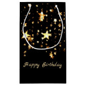 金ゴールド星 スモールペーパーバッグ (裏面)