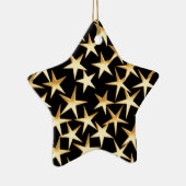 金ゴールド星 セラミックオーナメント (右)