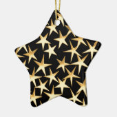 金ゴールド星 セラミックオーナメント (左)