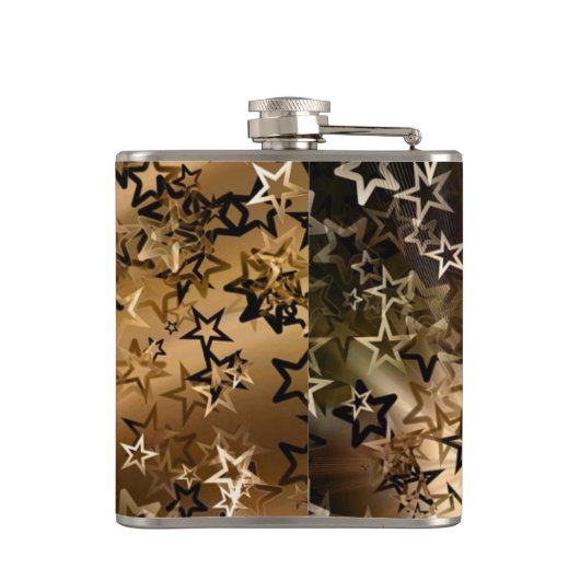 金ゴールド星 フラスク (裏面)