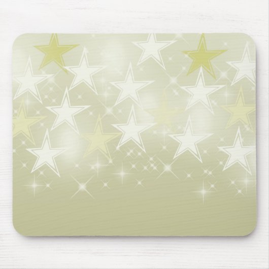 金ゴールド星 マウスパッド (正面)