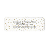 金ゴールド星 ラベル (正面)