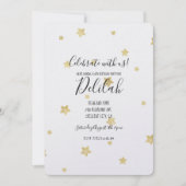 金ゴールド星 招待状 (正面)