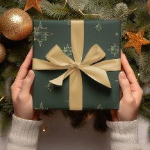 金ゴールド星 |深い緑 |クリスマスプレゼント