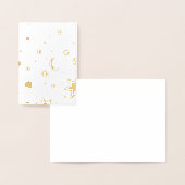 金ゴールド星 箔カード (ディスプレー)