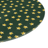 金ゴールド星（緑） カッティングボード (角)