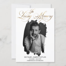 金ゴールド書の写真を愛する思い出の葬儀