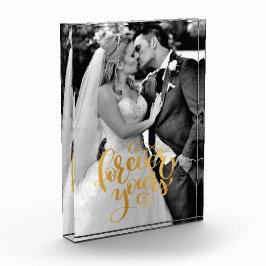 金ゴールド書は永遠に結婚の記憶 フォトブロック