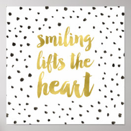 金ゴールド書感動的引用文 ポスター