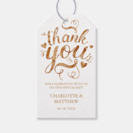 金ゴールド書道ありがとうメッセージカード ギフトタグ