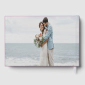 金ゴールド書道エレガントなウェディングフォイルゲストブック ゲストブック (裏面)