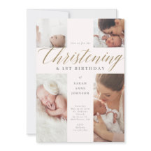 金ゴールド書道フォト《キリスト教》洗礼式や命名式&誕生日