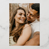 金ゴールド書道&ハートアローリハーサルディナー 箔招待状 (裏面)