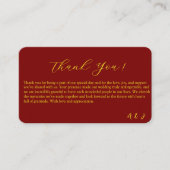 金ゴールド曼荼羅サンキューカード エンクロージャーカード (正面)