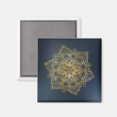 金ゴールド曼荼羅 マグネット (正面/裏面)