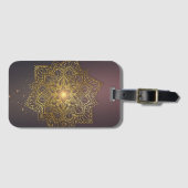 金ゴールド曼荼羅 ラゲッジタグ (正面横)