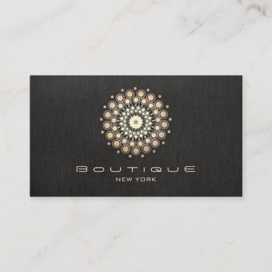 金ゴールド曼荼羅 名刺 (正面)