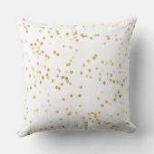金ゴールド月の紙吹雪 クッション (裏面)
