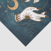 金ゴールド月相の結晶henna tattoo青 薄葉紙 (詳細)