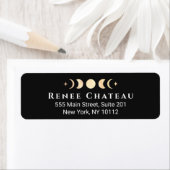 金ゴールド月面相エネルギーヒーラー ラベル (インサイチュ)