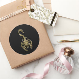 金ゴールド有毒猛毒 ラウンドシール