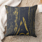 金ゴールド木目 クッション (ブランケット)