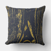 金ゴールド木目 クッション (正面)