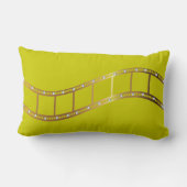 金ゴールド枕付きフィルムストリップ ランバークッション (裏面)