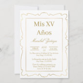 金ゴールド枠キンセアニェラ招待 招待状 (正面)