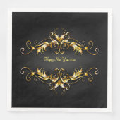 金ゴールド枠スクロール新年20xx文字 (正面)