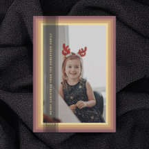 金ゴールド枠ホリデーカード