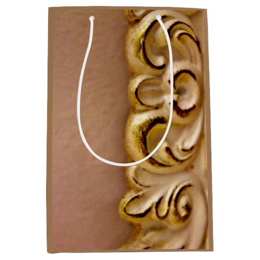 金ゴールド枠 ミディアムペーパーバッグ (正面)