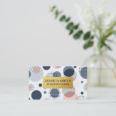 金ゴールド枠 |抽象芸術パタモダンーン 名刺 (スタンド正面)