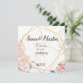 金ゴールド枠 招待状 (スタンド正面)