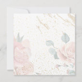 金ゴールド枠 招待状 (裏面)