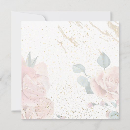 金ゴールド枠 招待状 (裏面)