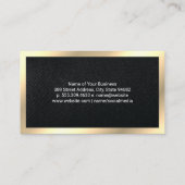 金ゴールド枠 | 製造裁縫機 名刺 (裏面)