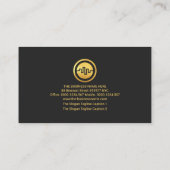 金ゴールド株価 名刺 (裏面)