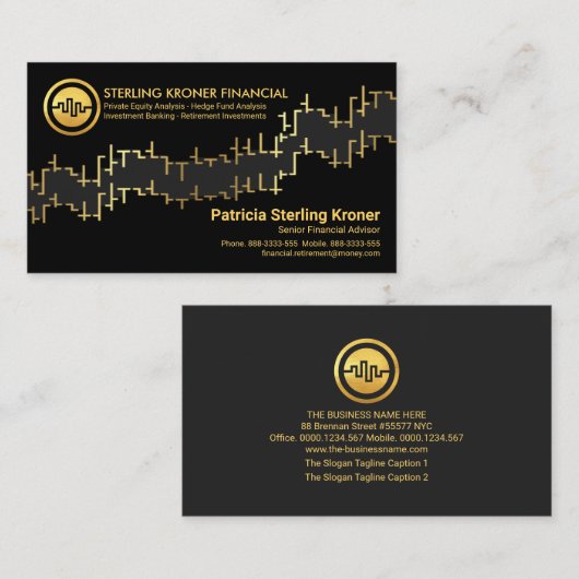 金ゴールド株価 名刺 (正面/裏面)