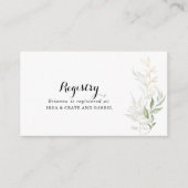 金ゴールド株結婚のギフト原簿 エンクロージャーカード (正面)