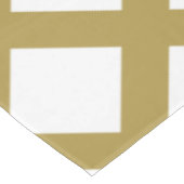 金ゴールド格子 テーブルクロス (アングル)