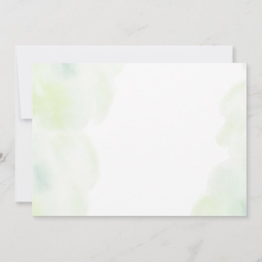 金ゴールド植物手紙の卒業パーティーの写真 招待状 (裏面)