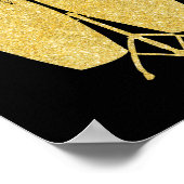 金ゴールド楽器 – コンガドラムビートドラマー ポスター (角)