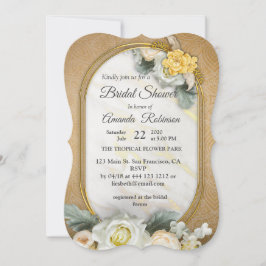 金ゴールド様々な幾何学圏のマンダラ 招待状