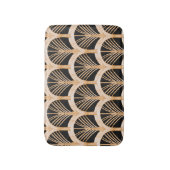 金ゴールド模倣:水彩アートデコ。 バスマット (正面縦)