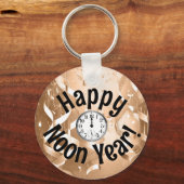 金ゴールド正午の年のEVEファミリーパーティーキーチェーン キーホルダー (正面)