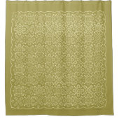 金ゴールド正方形 シャワーカーテン (正面)