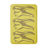 金ゴールド歯 バスマット (正面縦)