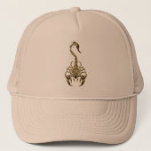 金ゴールド毒サソリ非常に有毒な昆虫 キャップ (正面)