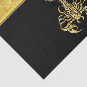 金ゴールド毒サソリ非常に有毒な昆虫 薄葉紙 (詳細)